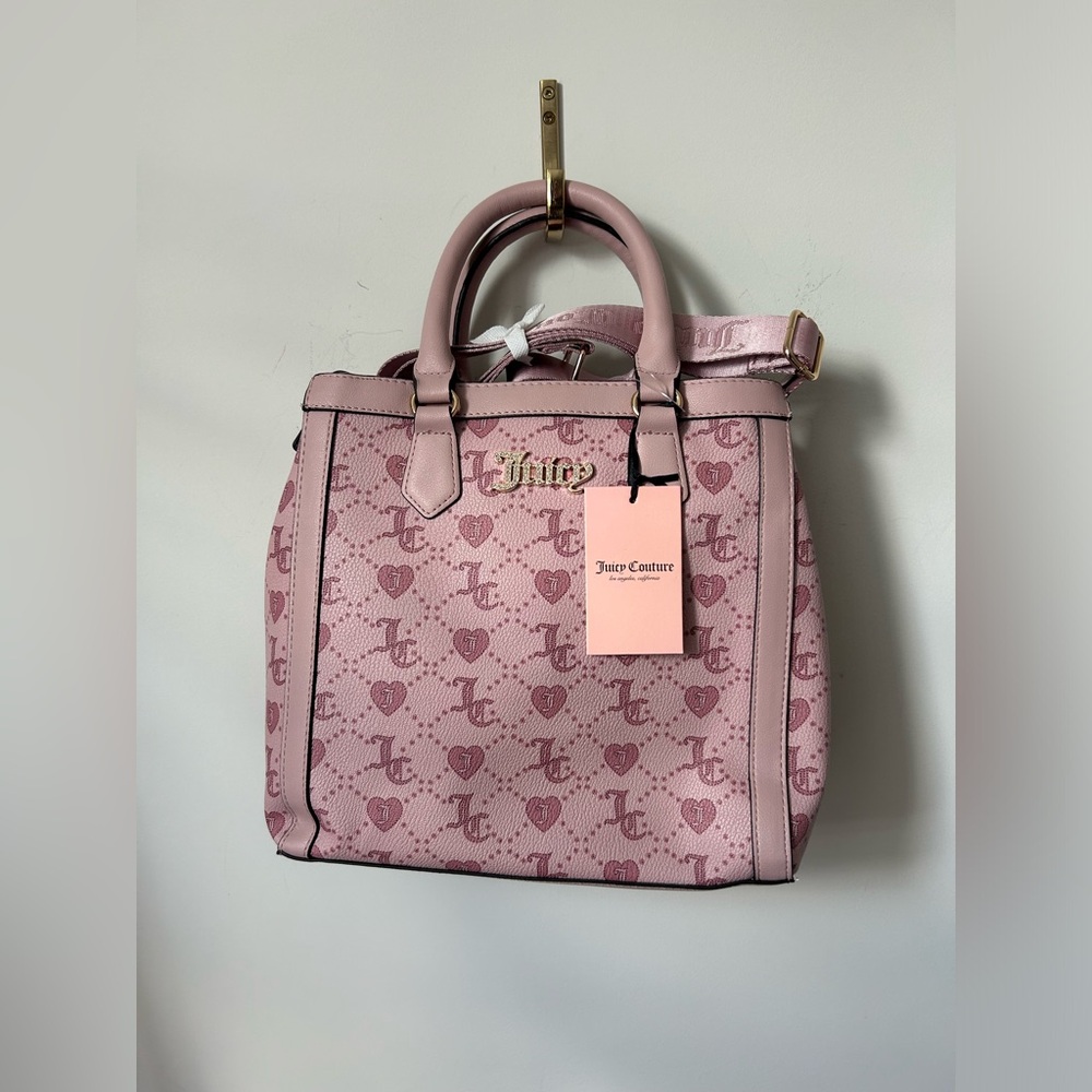 Juicy Couture Blush Pink Juicy Forever Tote Bag with strap